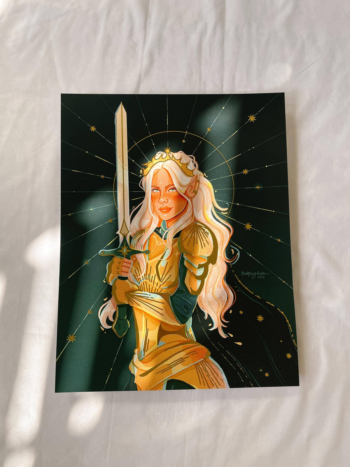 The Fire Heart *Gold Foil Print*
