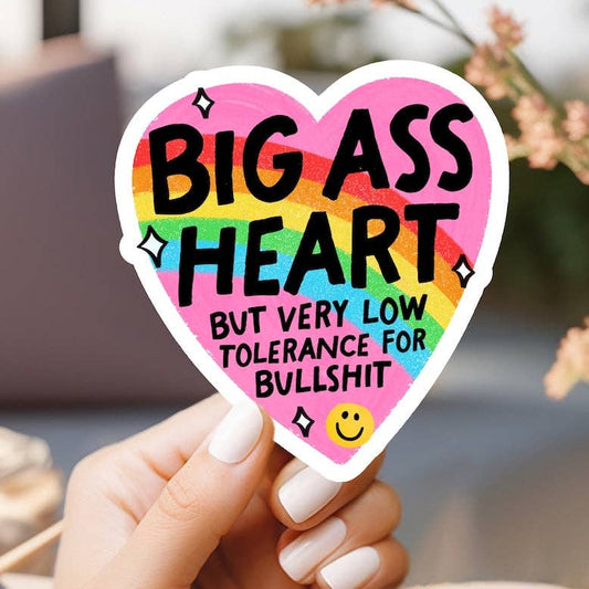 Big Ass Heart Sticker