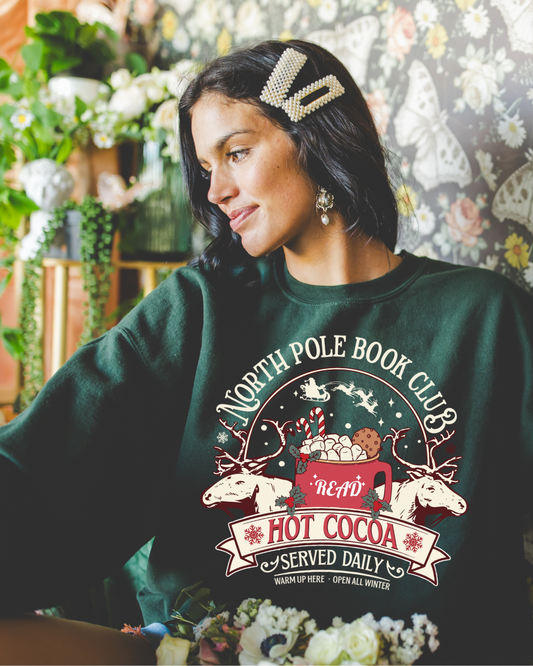 North Pole Book Club Sweatshirt
