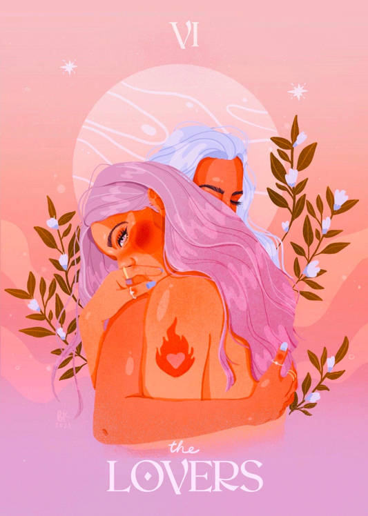 The Lovers Tarot Print