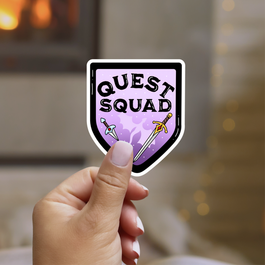 Quest Squad Badge Sticker