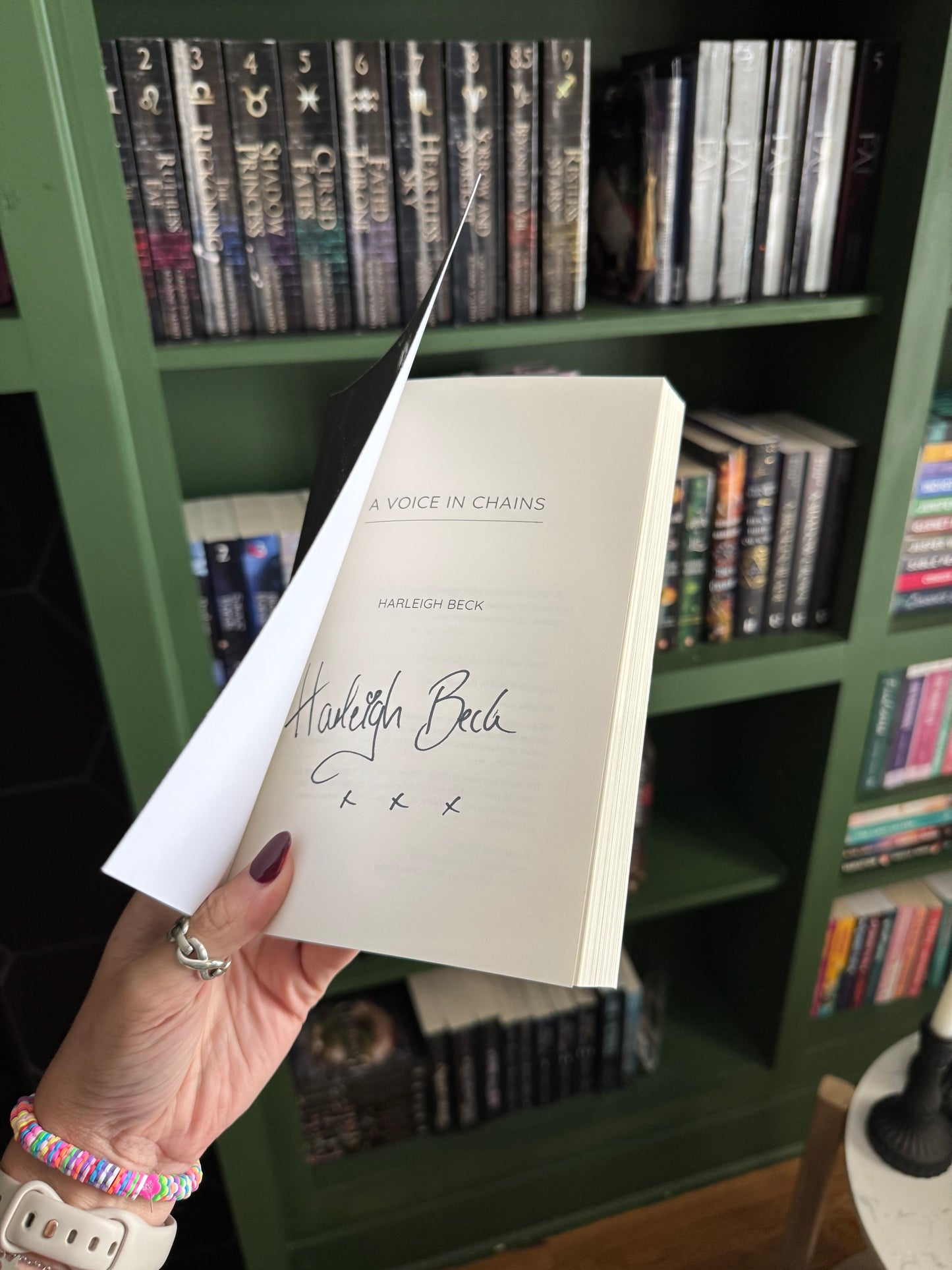 A Voice in Chains by Harleigh Beck (signed)