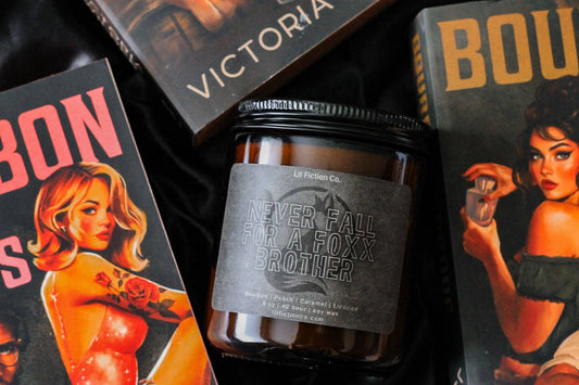 Never Fall For A Foxx Brother | Victoria Wilder Licensed Bourbon Boys Candle
