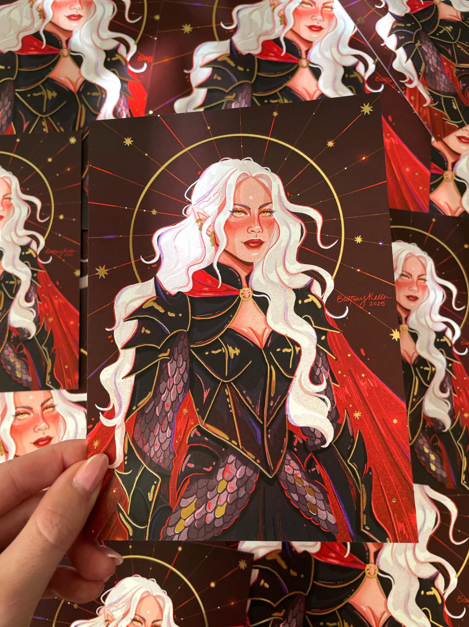 Manon Gold Foil Print