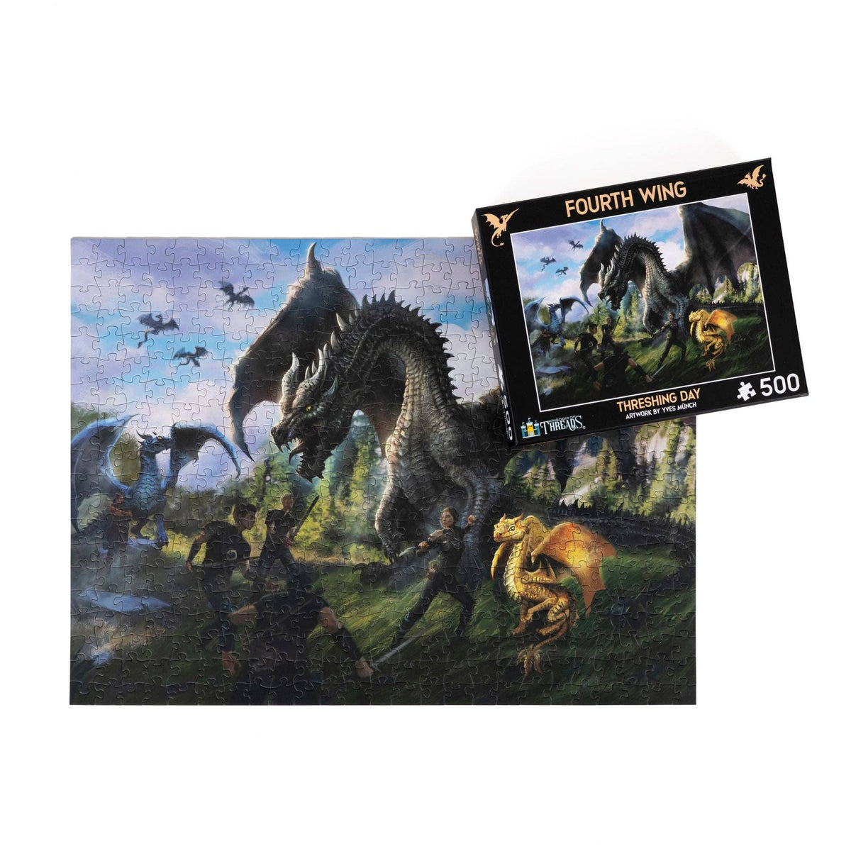 Threshing Day 500-Piece Puzzle | Fourth Wing