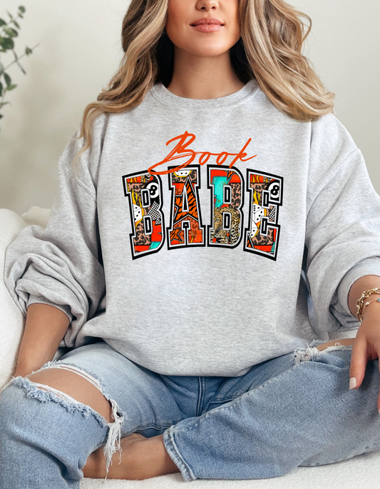 Edgy Book Babe Unisex Sweatshirt