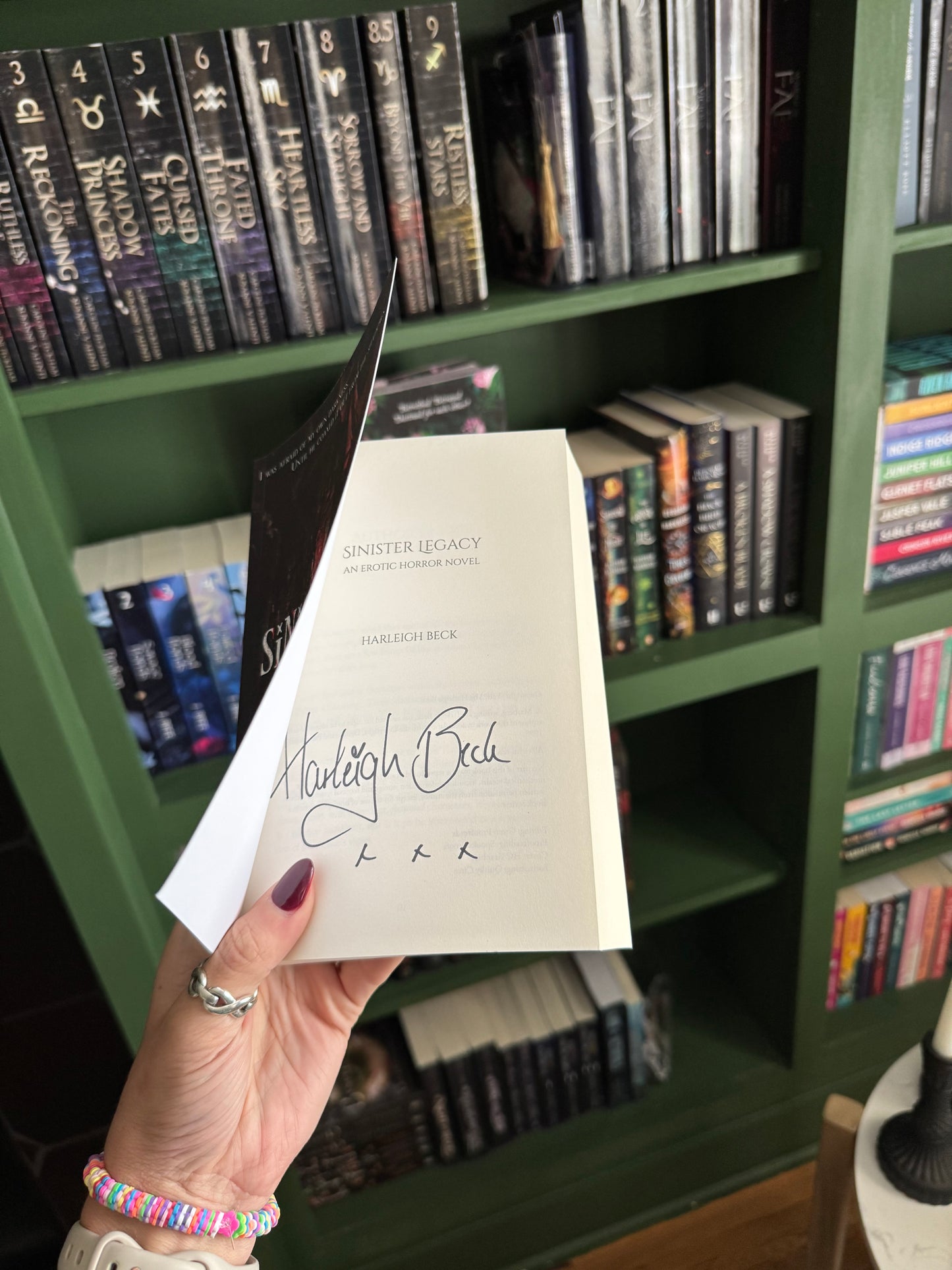 Sinister Legacy by Harleigh Beck (signed)