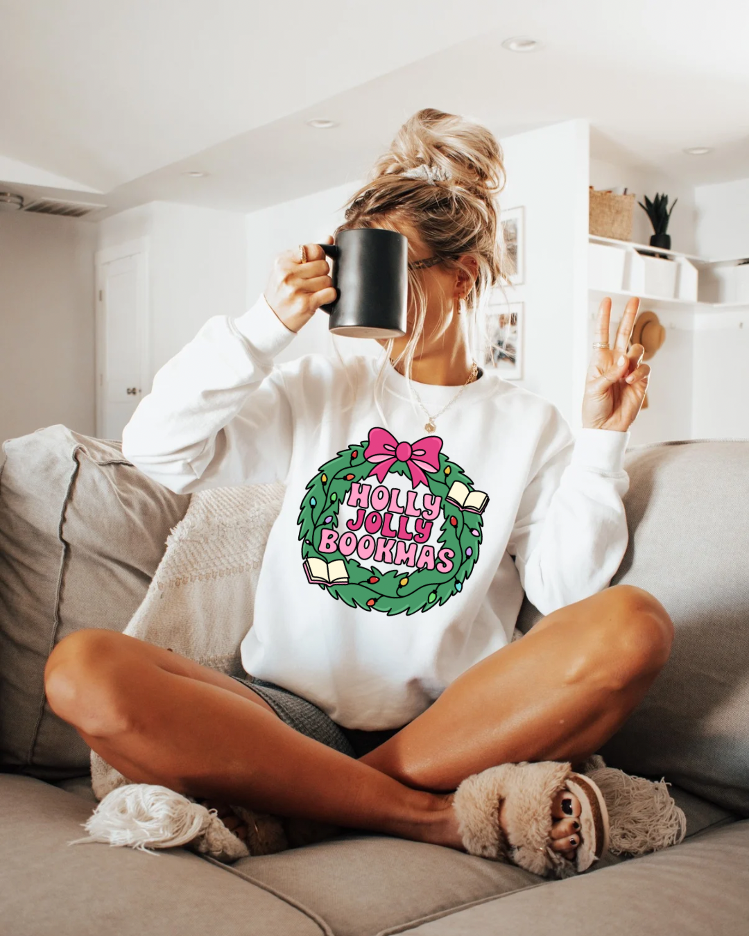 Holly Jolly Bookmas Sweatshirt