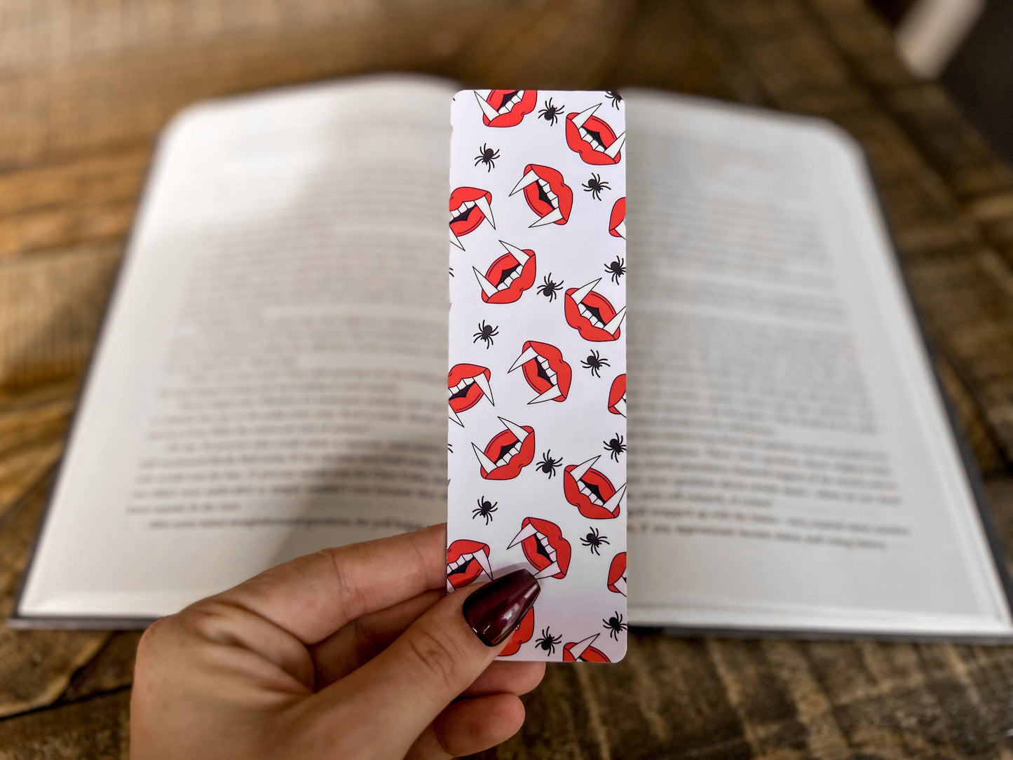 Dancing Skeletons and Vampire Fangs Bookmark Set