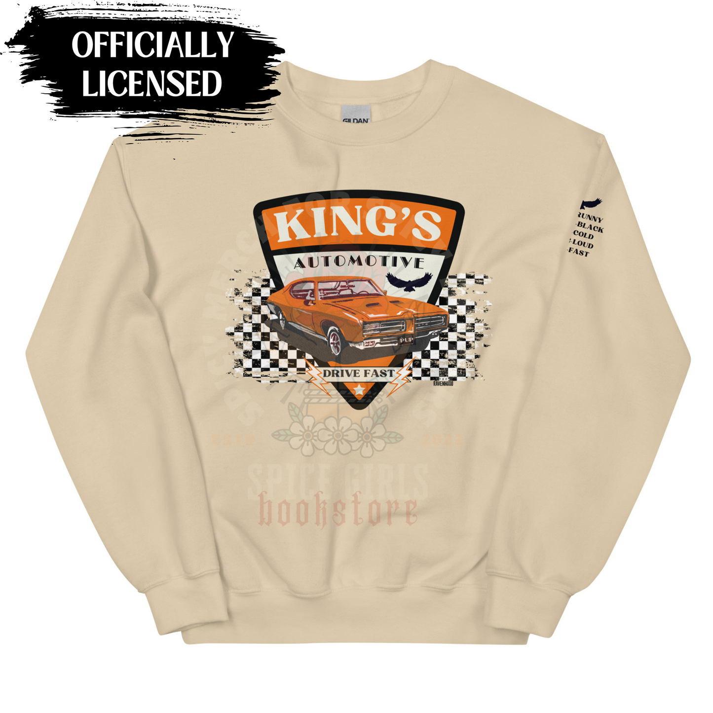 Kings Auto Sweatshirt | Front + Sleeve