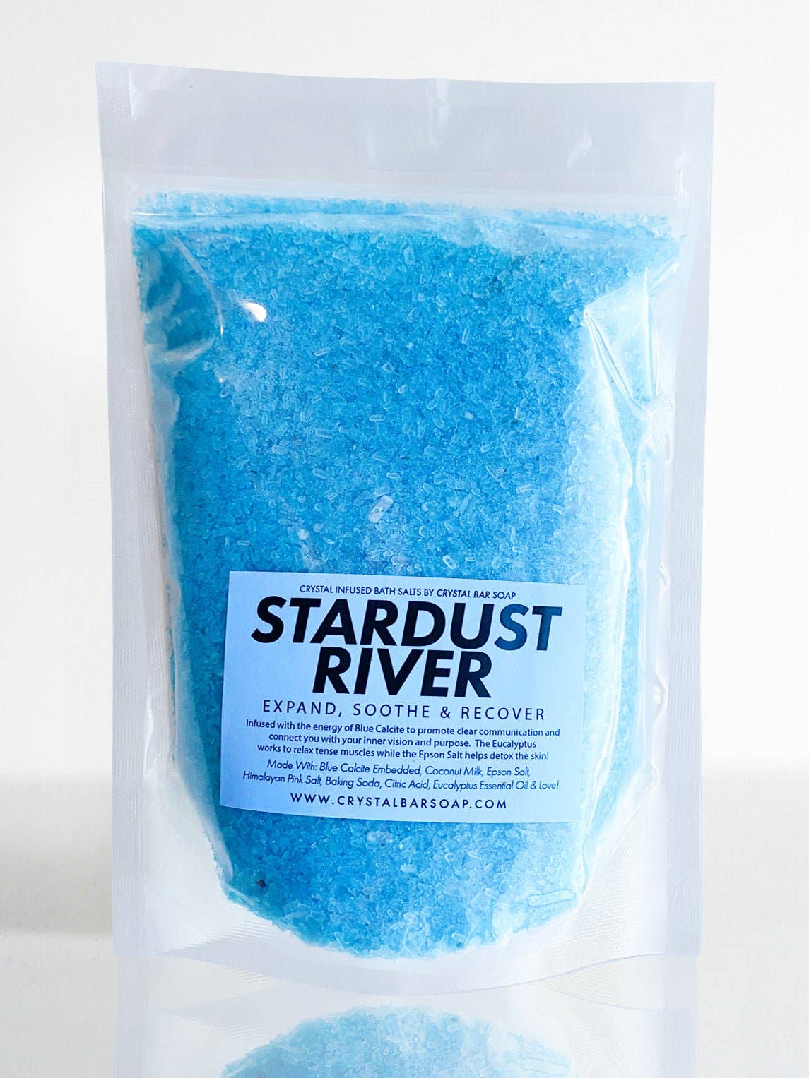 STARDUST RIVER 30 oz crystal-infused mineral bath soak