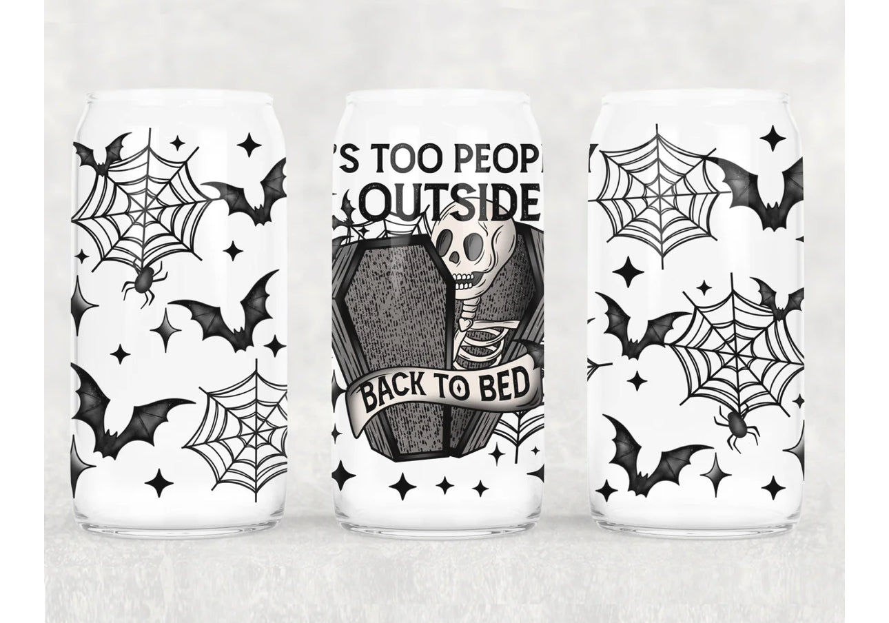Too people outside cup