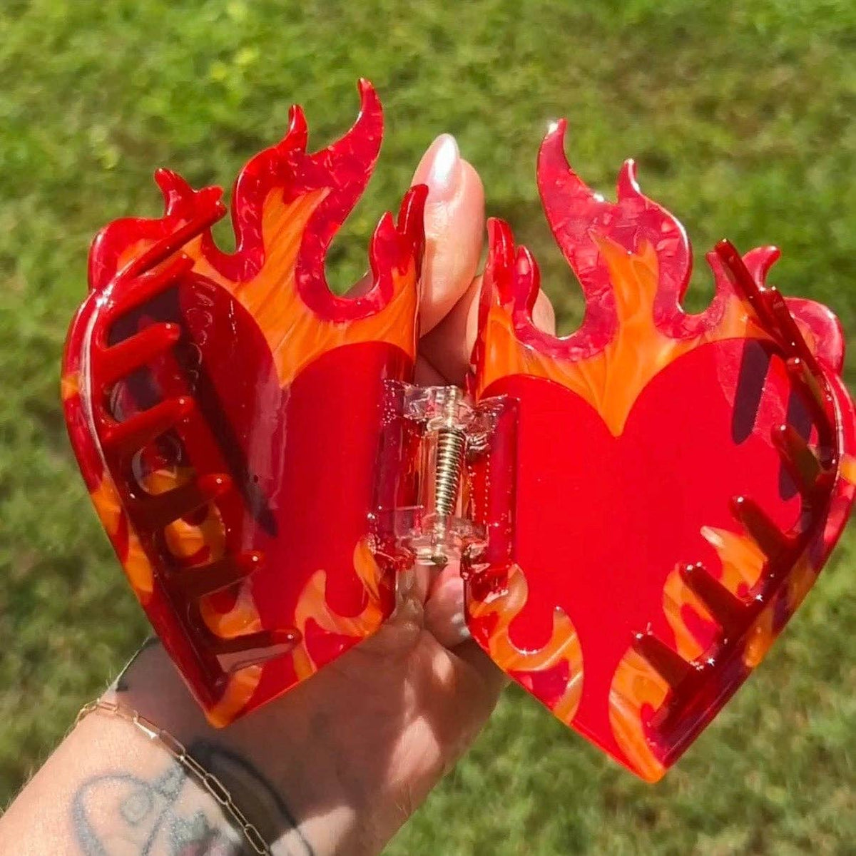 Heart of Fire Claw Clip