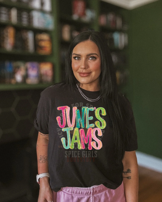 June's Jams t-shirt