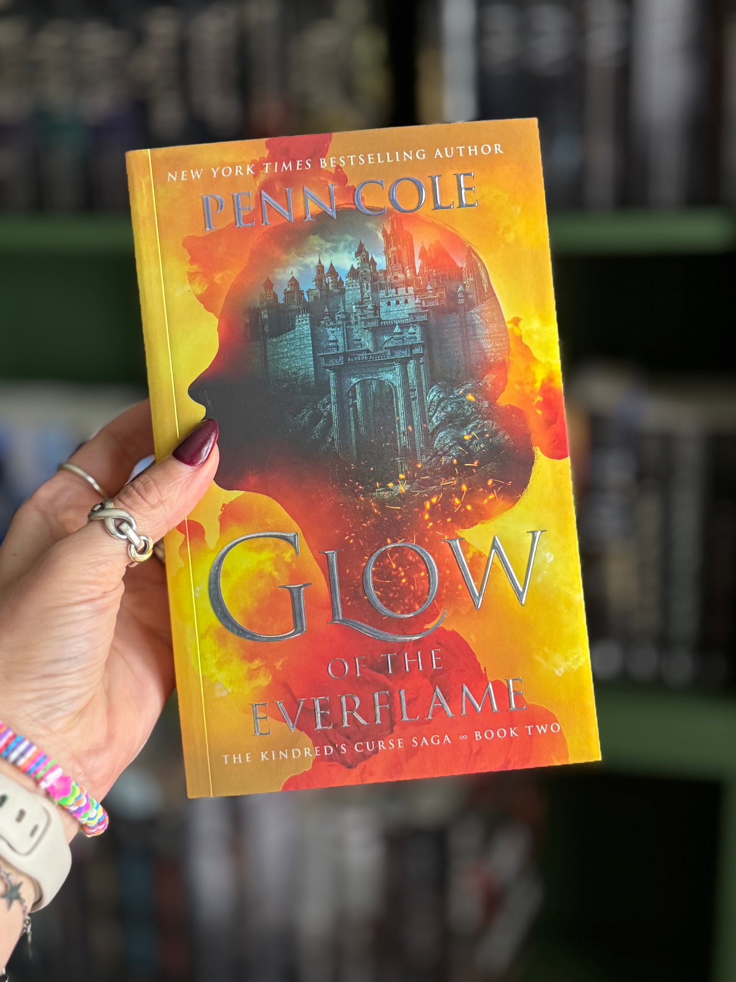Glow of the Everflame by Penn Cole (The Kindred's Curse Saga Book 2)