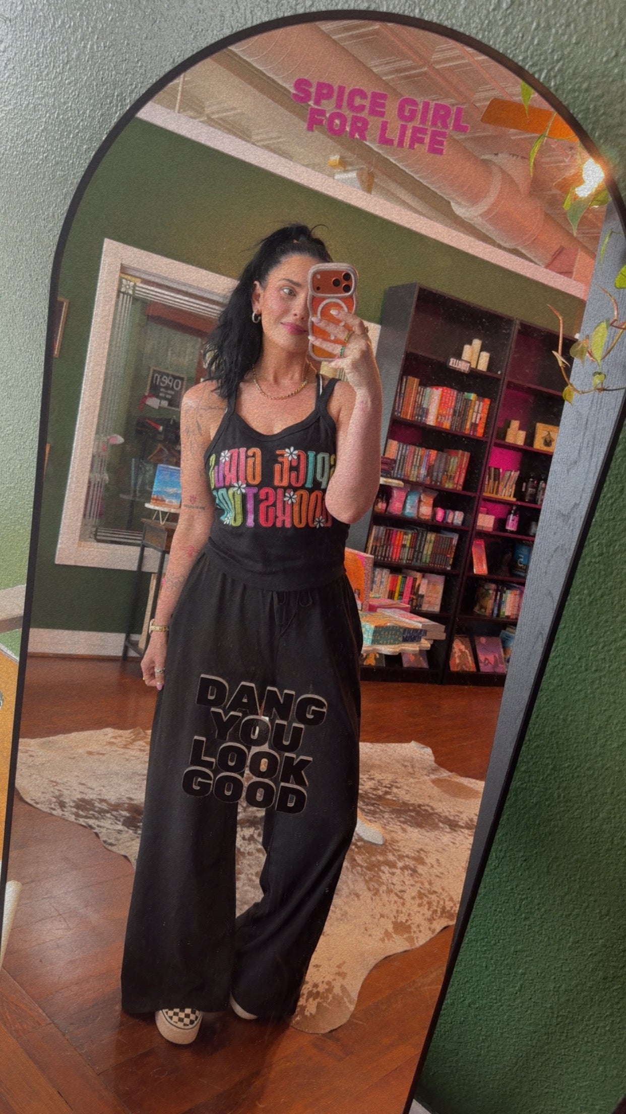 Spice girls bookstore tank top