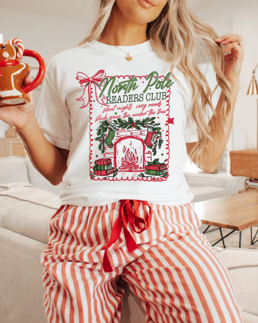North Pole Reader t-shirt