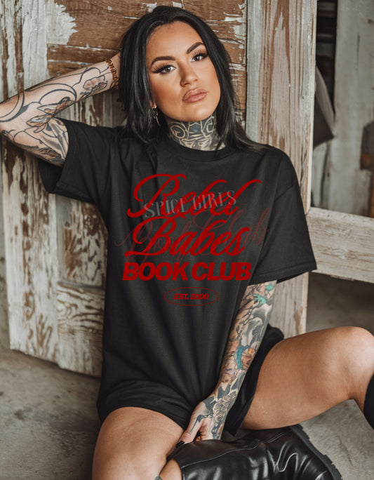 Rebel Babes Book Club heavyweight t-shirt
