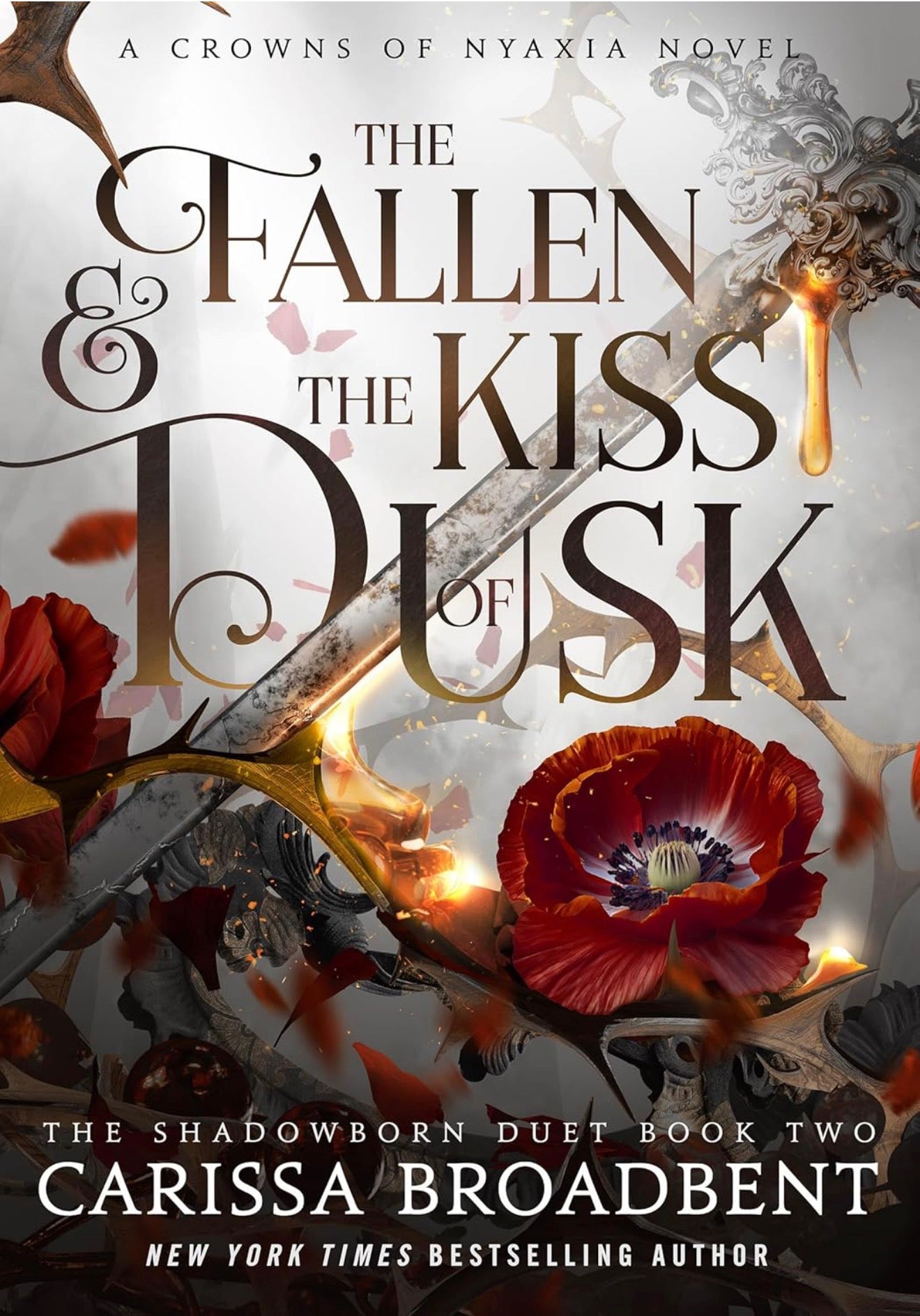 Fallen & The Kiss of Dusk by Carissa Broadbent (Crowns of Nyaxia Book #4)