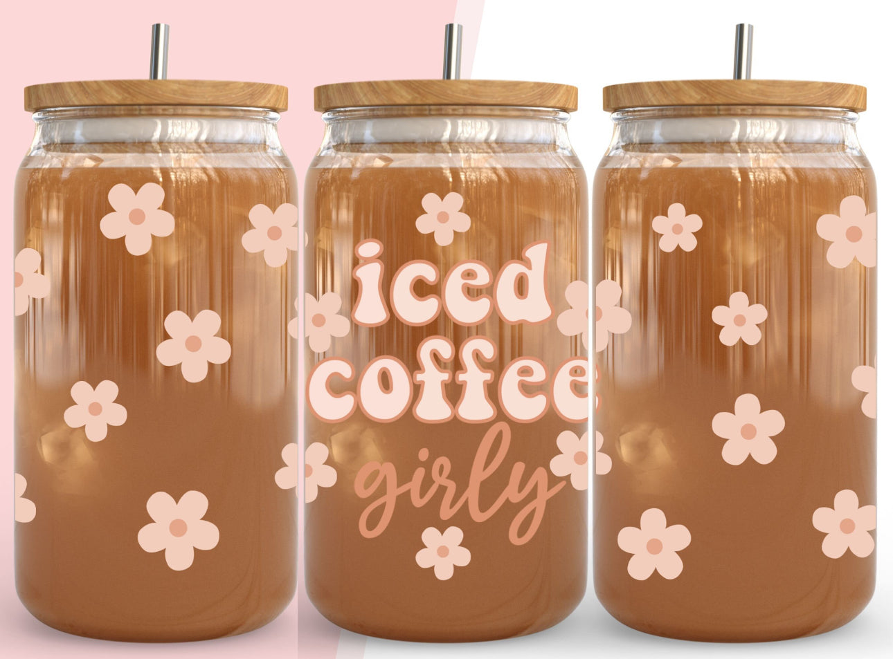 Iced coffee girly cup