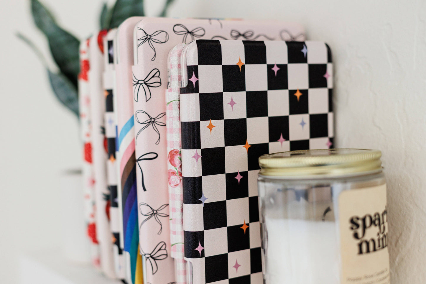 Retro Checkered Removable Cover e-Reader Case