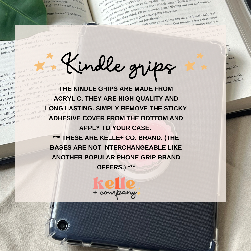 Book lover kindle grip | coquette kindle accessories | books: Make it Magsafe