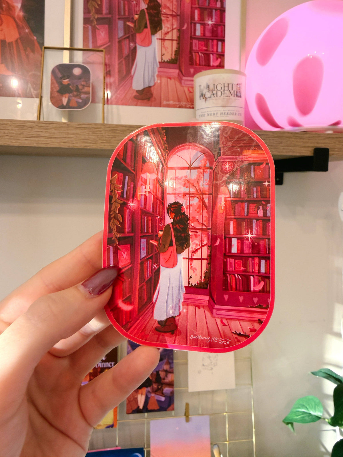Romance Bookstore Sticker
