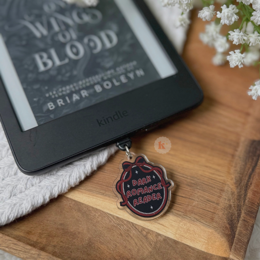 Dark romance reader Kindle Charm, kindle accessories, books: C Plug