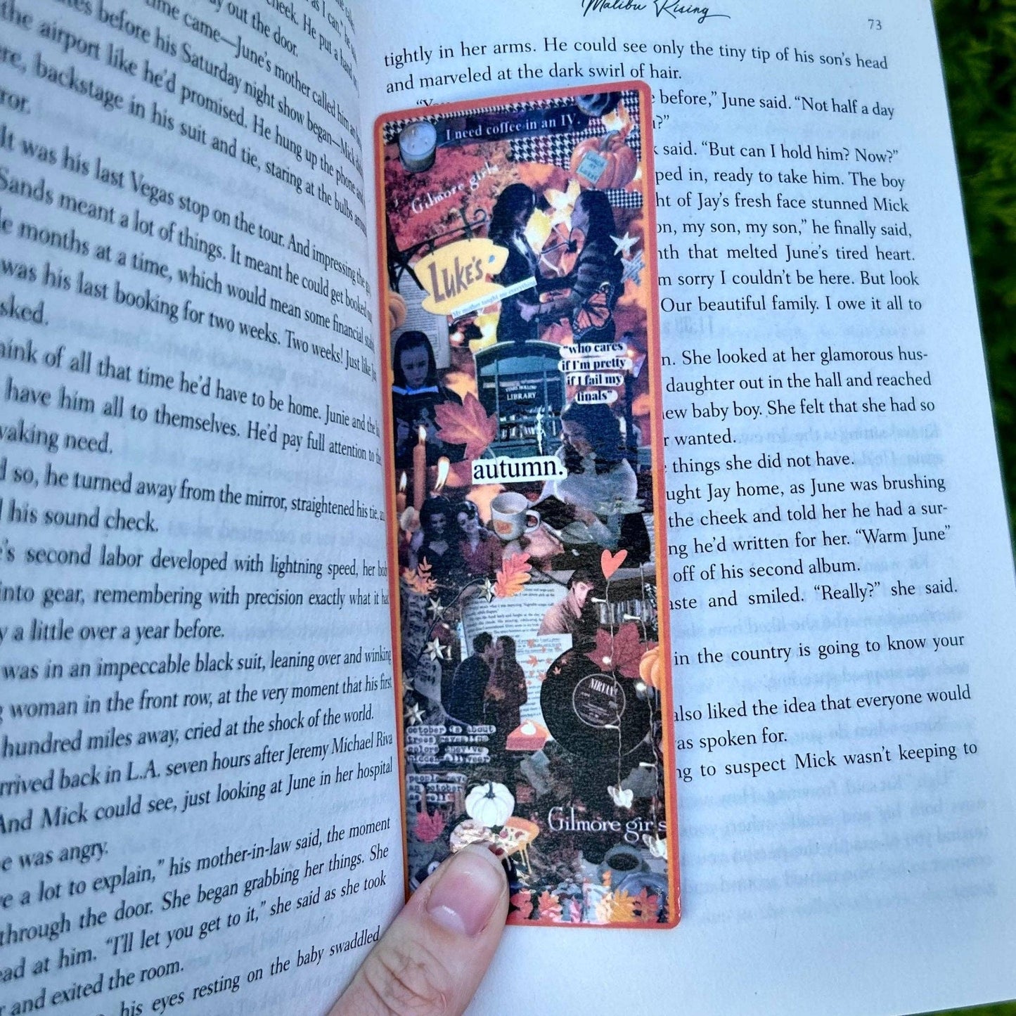 Gilmore Girls Fall Collage Bookmark