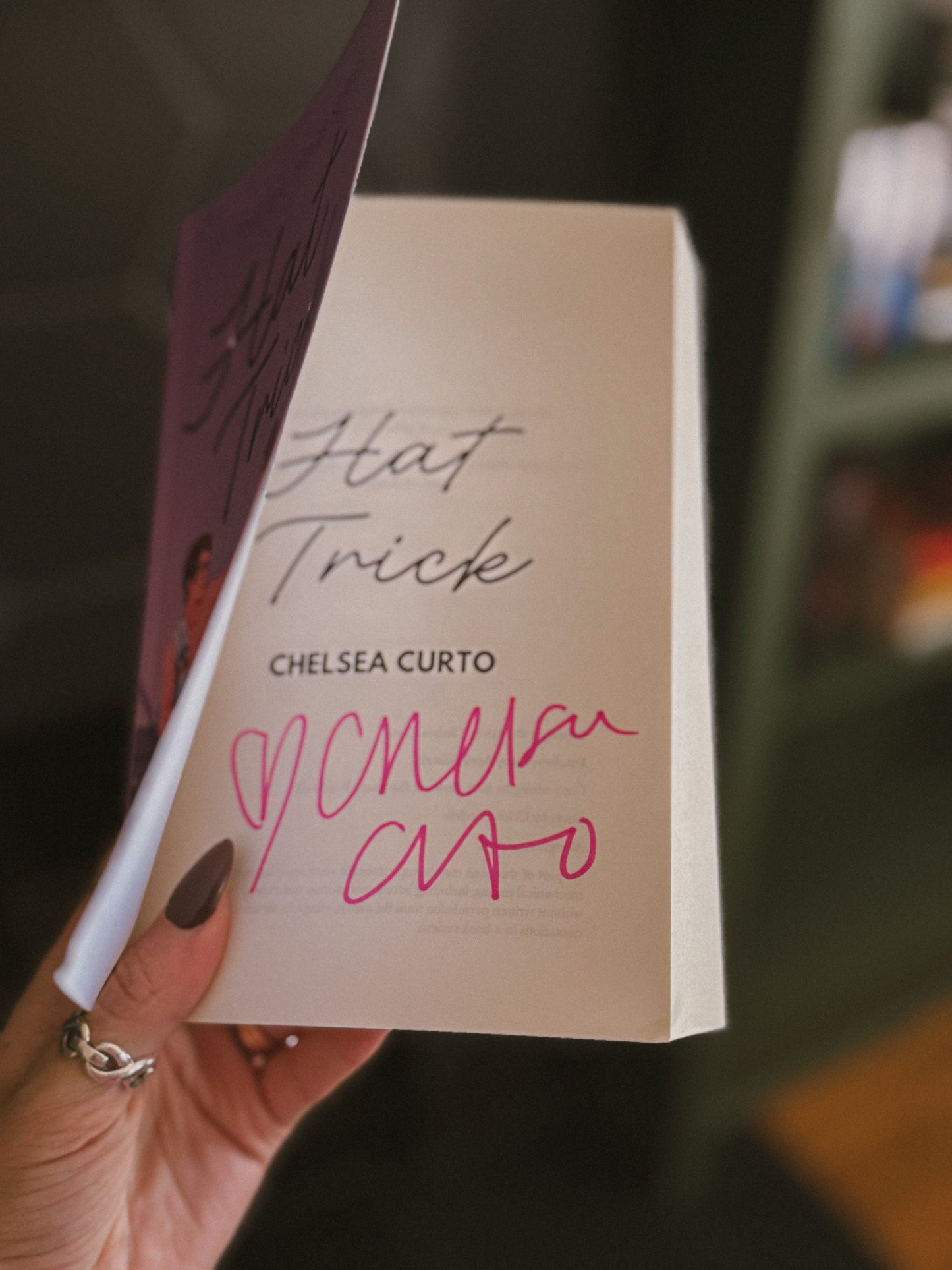 [Hand-Signed] Hat Trick by Chelsea Curto (The DV Stars Book 4)
