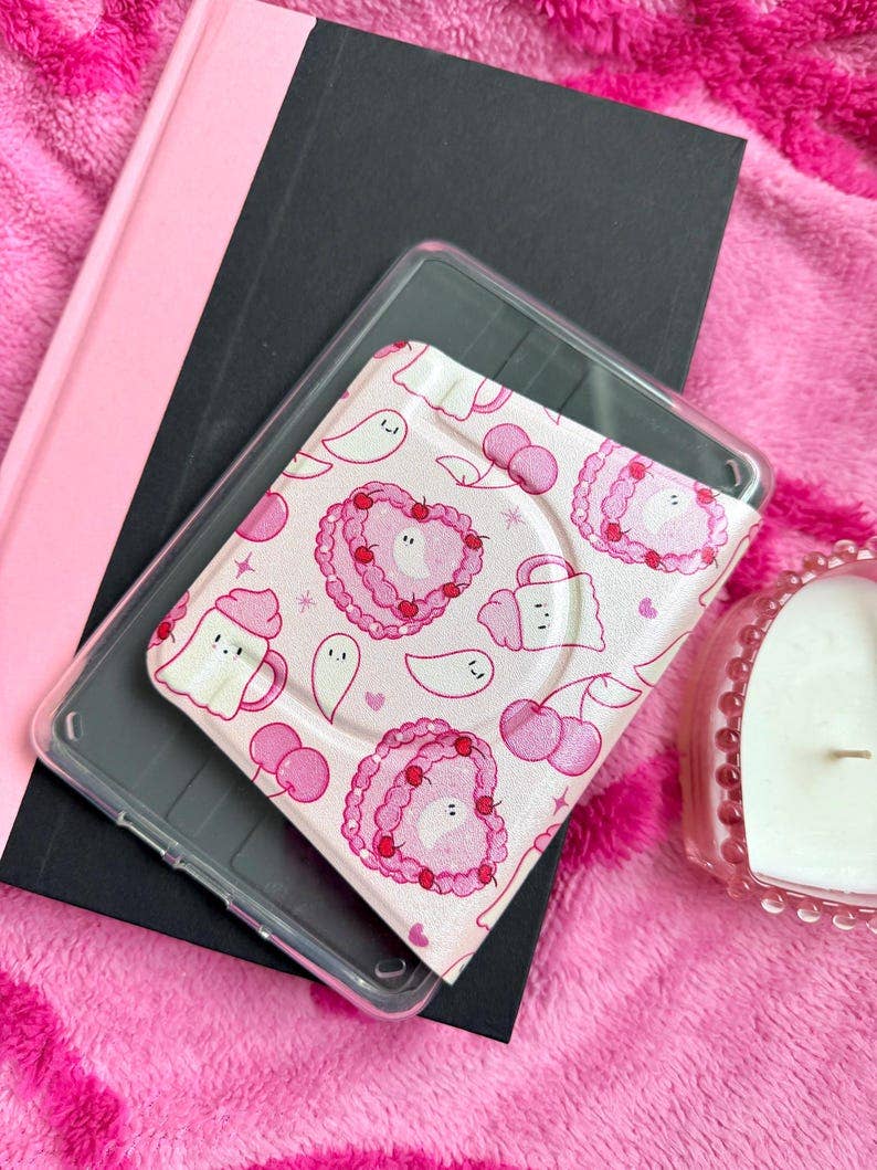 Ghost Cake Magnetic Removable Kindle Case- Halloween