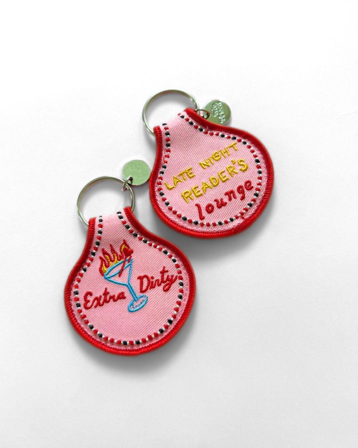 Readers Club | Bookish Embroidered Keychain