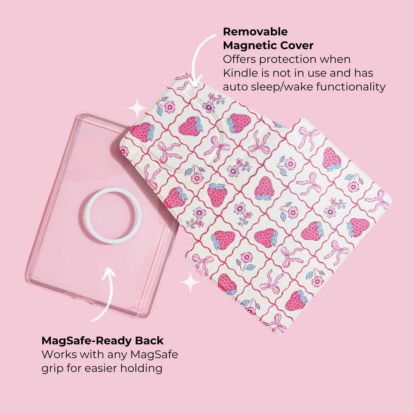 Retro Checkered Removable Cover e-Reader Case