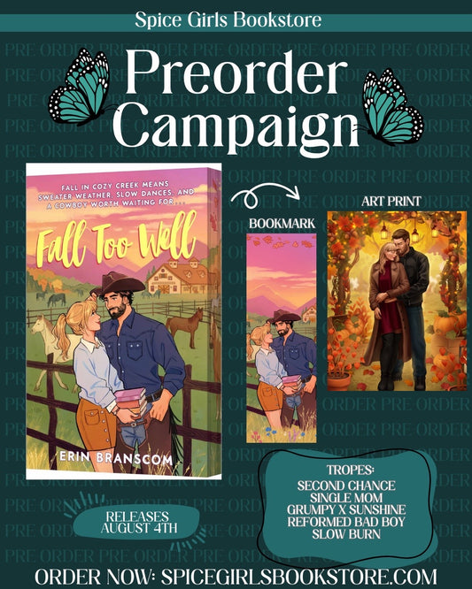 [Pre-Order] Fall Too Well by Erin Branscom