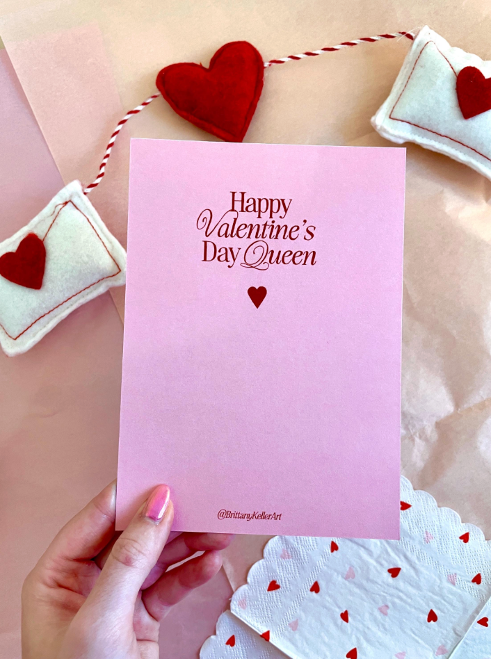 Queen of Hearts *Valentine's Post Card*