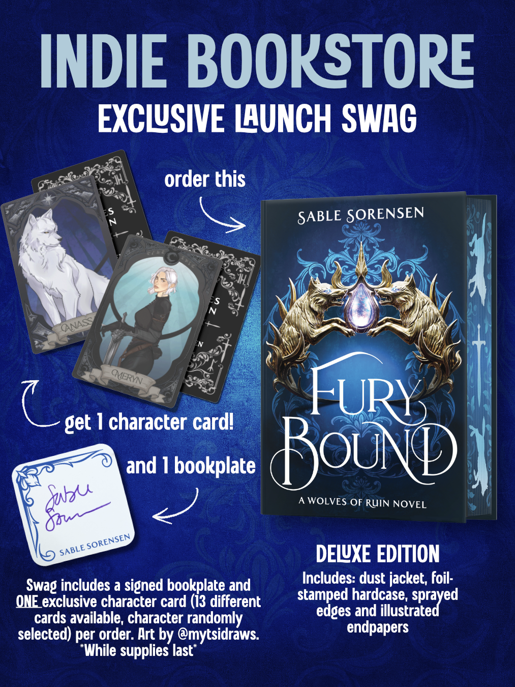 Fury Bound by Sable Sorensen (Deluxe Edition)(The Wolves of Ruin Book #2)