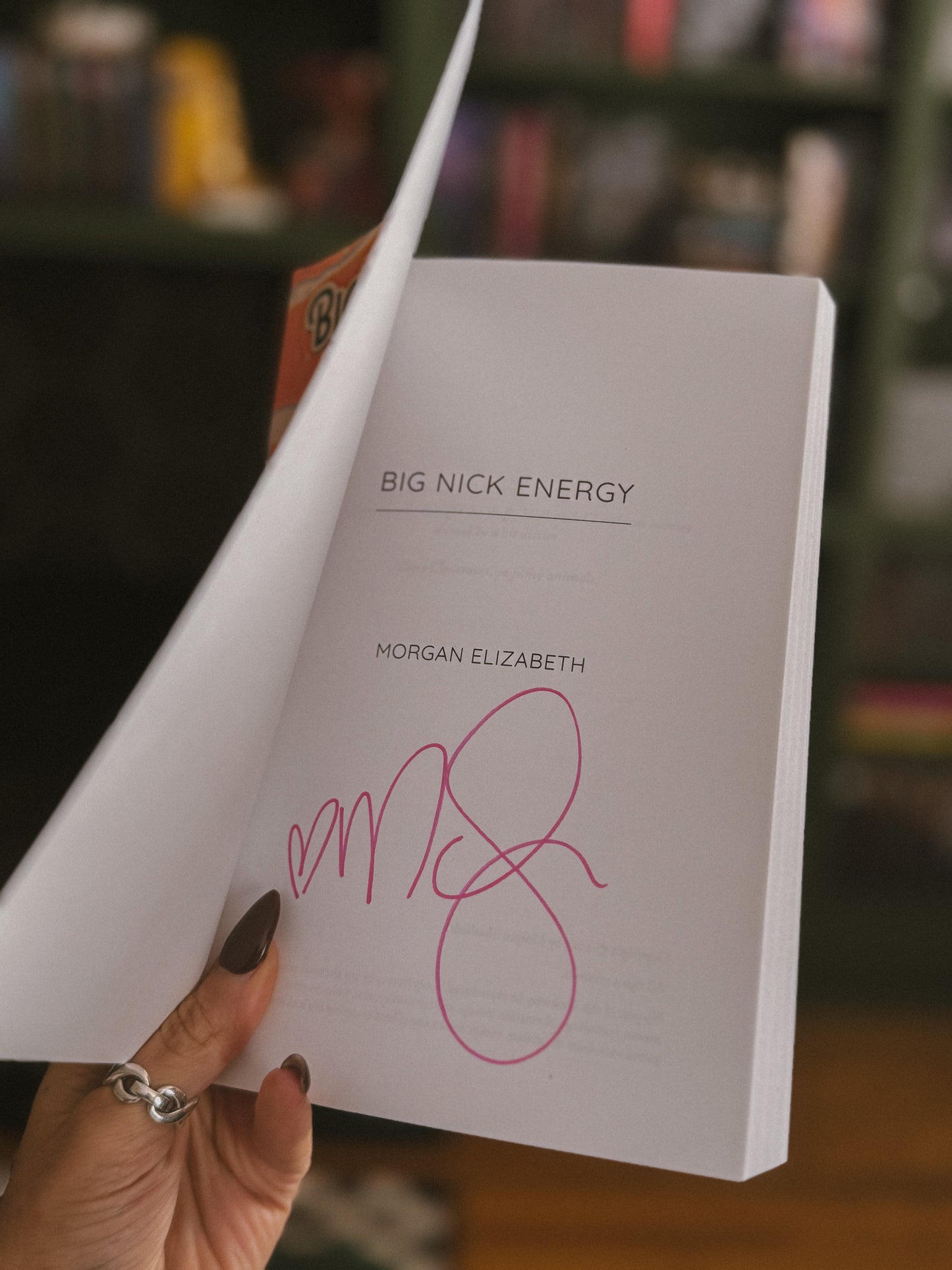 [Hand-Signed] Big Nick Energy by Morgan Elizabeth