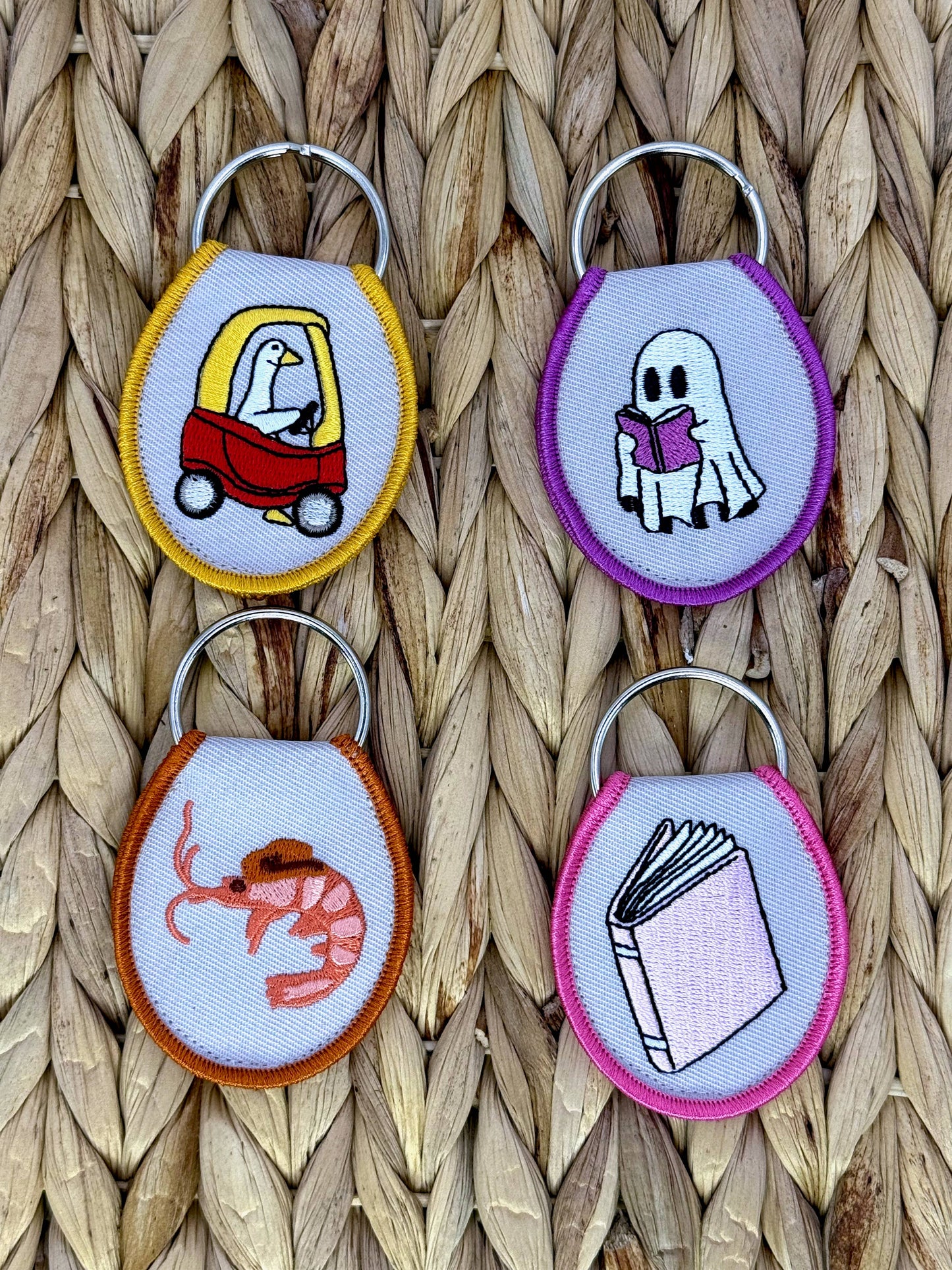 Spooky Girls Read Keychain