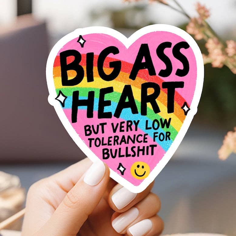 Big Ass Heart Sticker