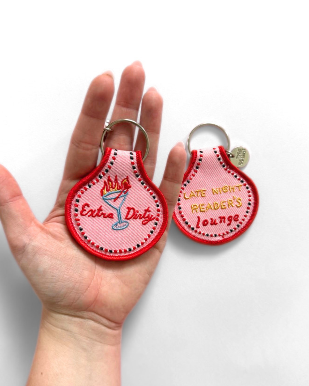 Readers Club | Bookish Embroidered Keychain