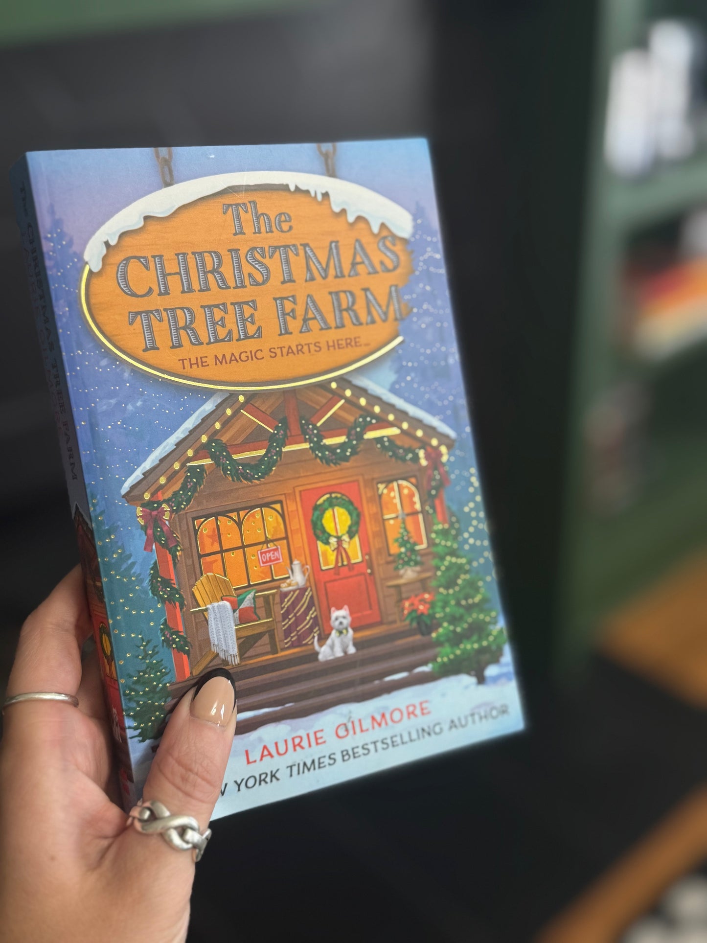 The Christmas Tree Farm by Laurie Gilmore (Foiled paperback)