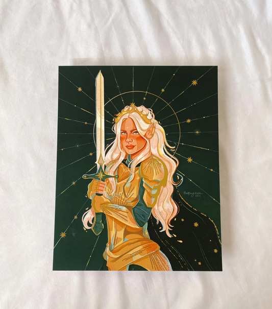 Aelin Gold Foil Print
