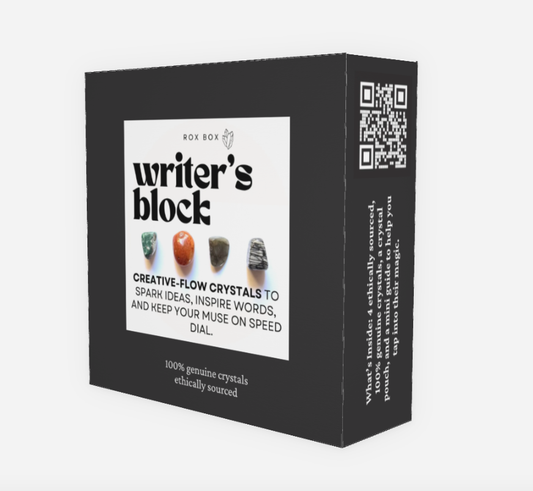 Writer’s block - crystals for creative flow - fun cheeky gift