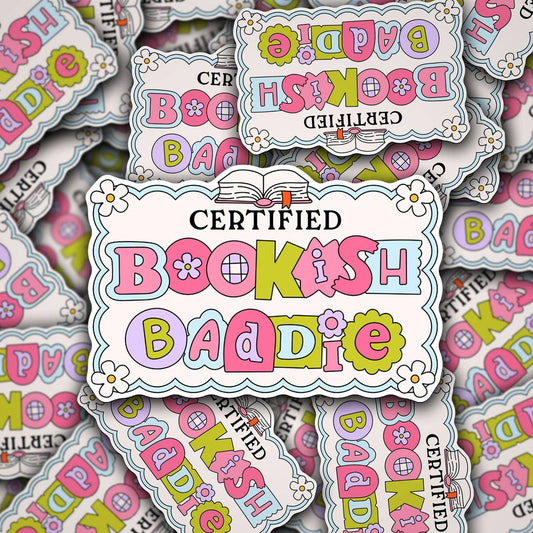 Vinyl Decal Certified Bookish Baddie