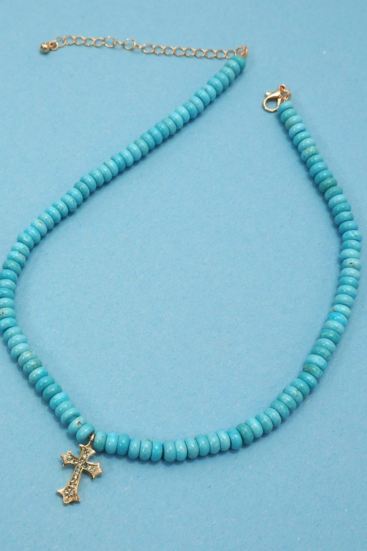 NATURAL SEMI PRECIOUS STONE BEADED CHARM NECKLACE | 80N91561