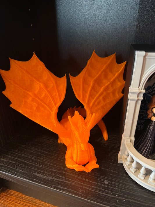 Book Holding Dragon 3D - Medium