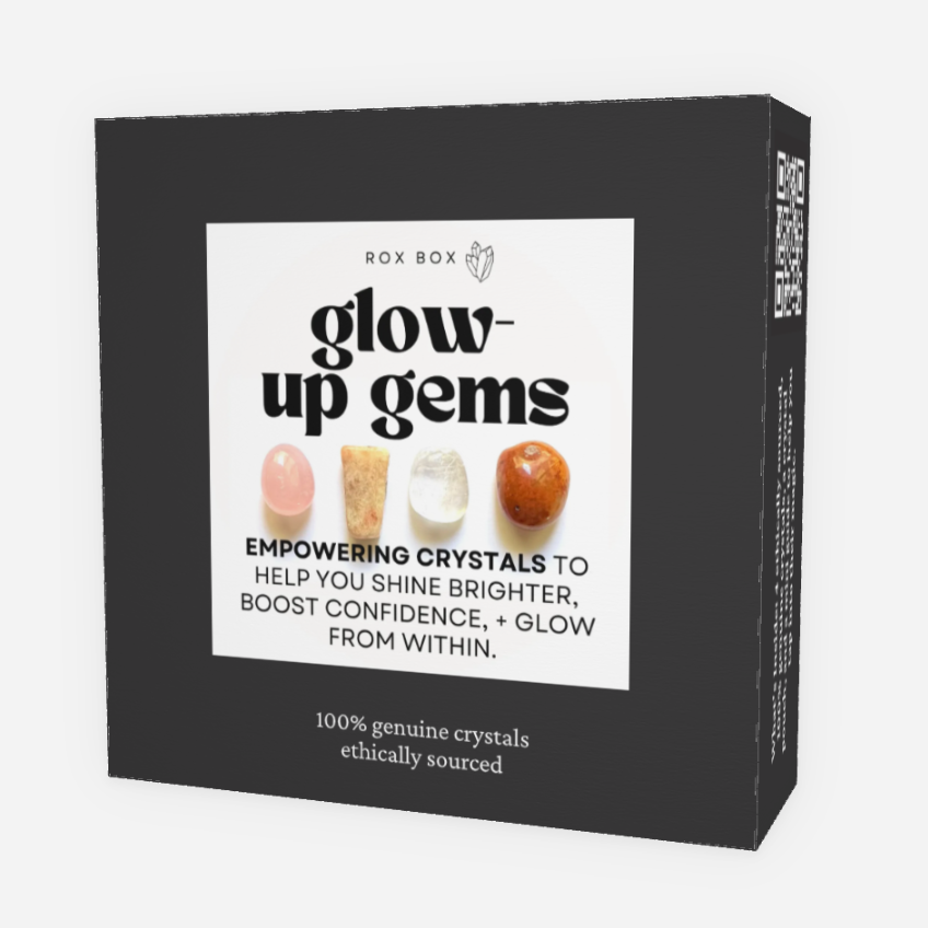 Glow-up gems - crystals for empowerment | cheeky gift witchy gift