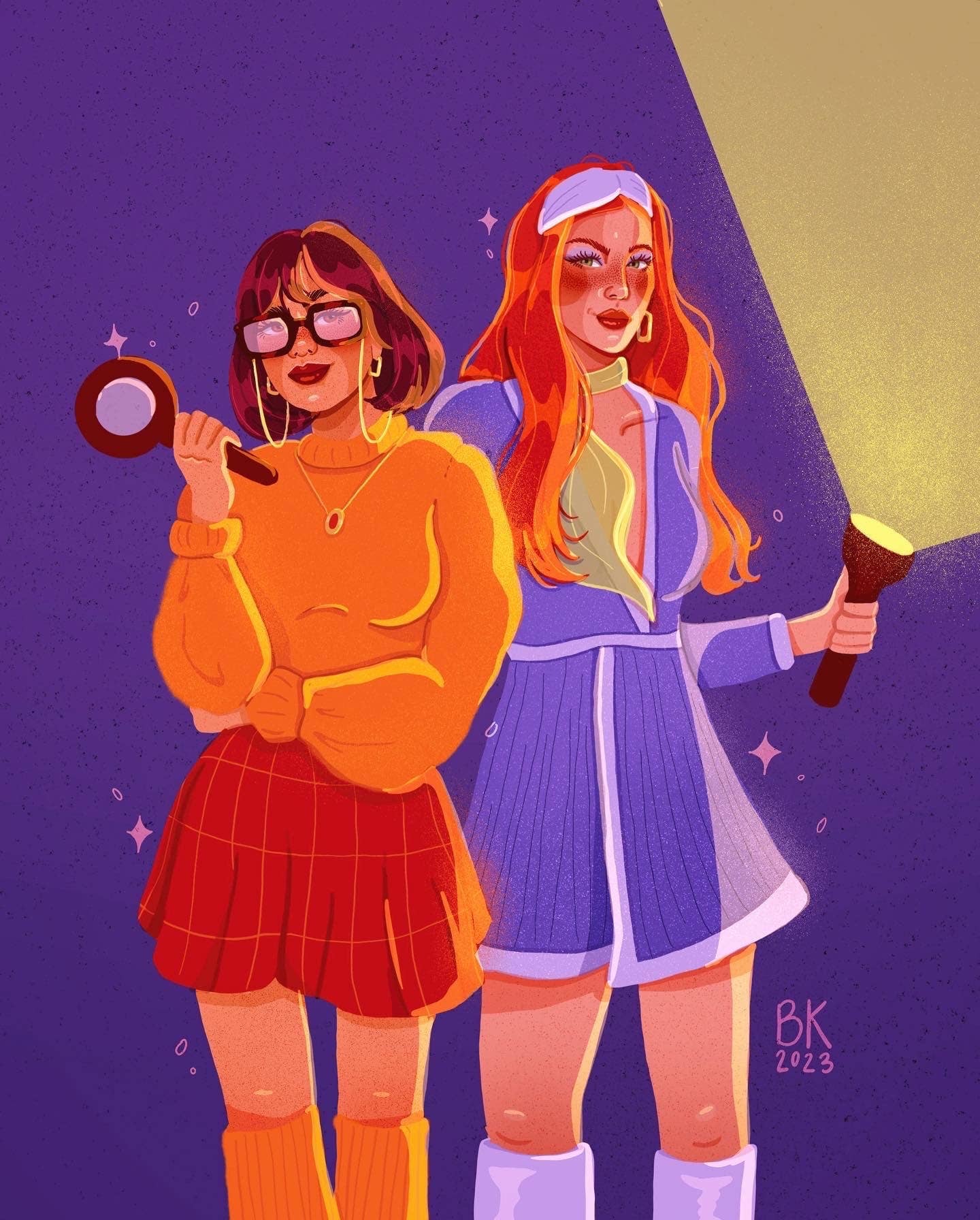 Daphne and Velma Print