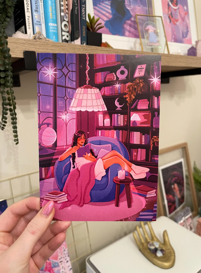 Cozy Reading Nook Print
