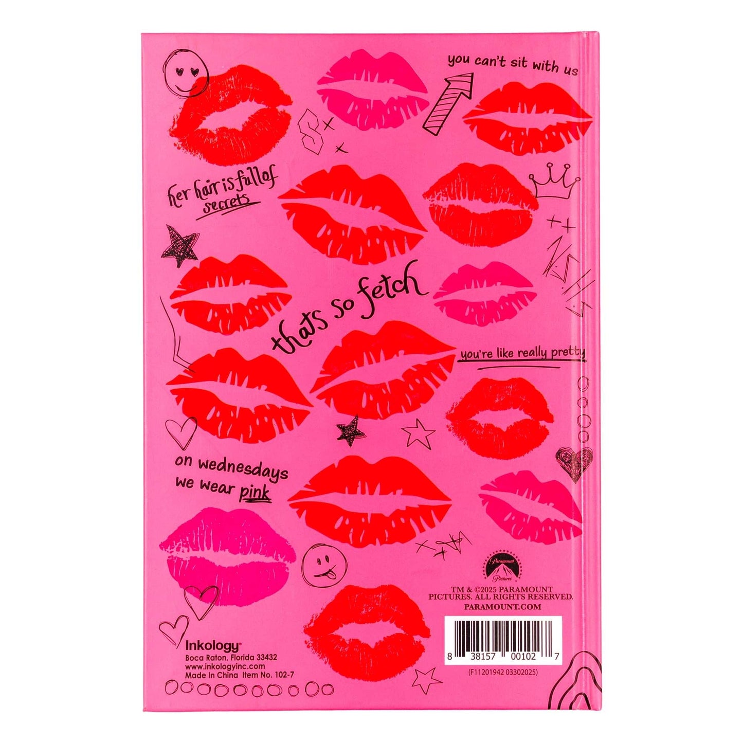 Mean Girls Burn Book Hardback Journal